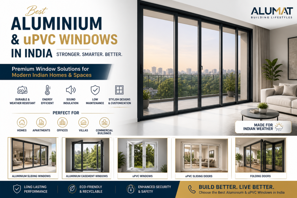 Best Aluminium & uPVC Windows in India